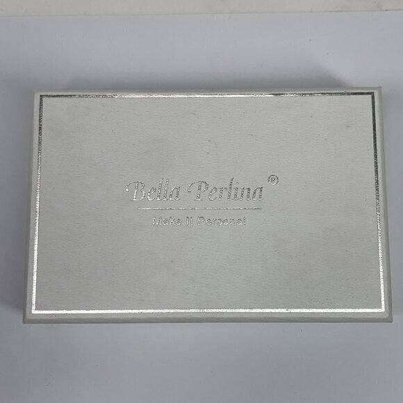 Bella Perlina Hope, Love, Strength Breast Cancer Silver Charm Bangle Trio Set - Picture 9 of 11